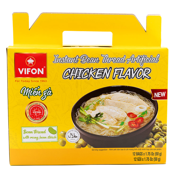 Vifon 鸡肉味粉丝(12包)