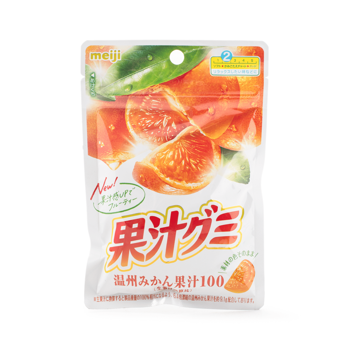 果汁グミ 温州みかん果汁100% 54 グラム
