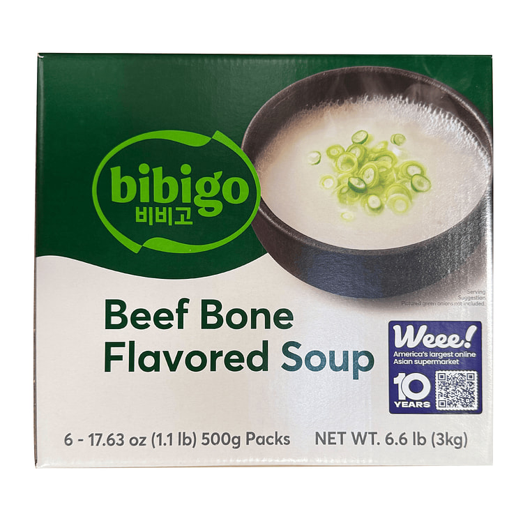 Bibigo Beef Bone Soup 500g*6 1 case
