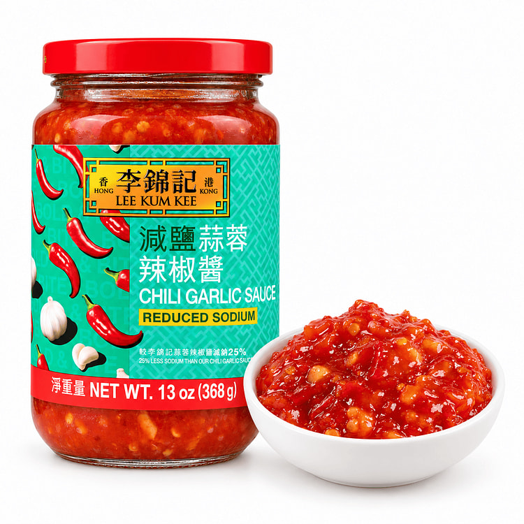 Lee Kum Kee Reduced Sodium Chili Garlic Sauce 13oz 13 oz