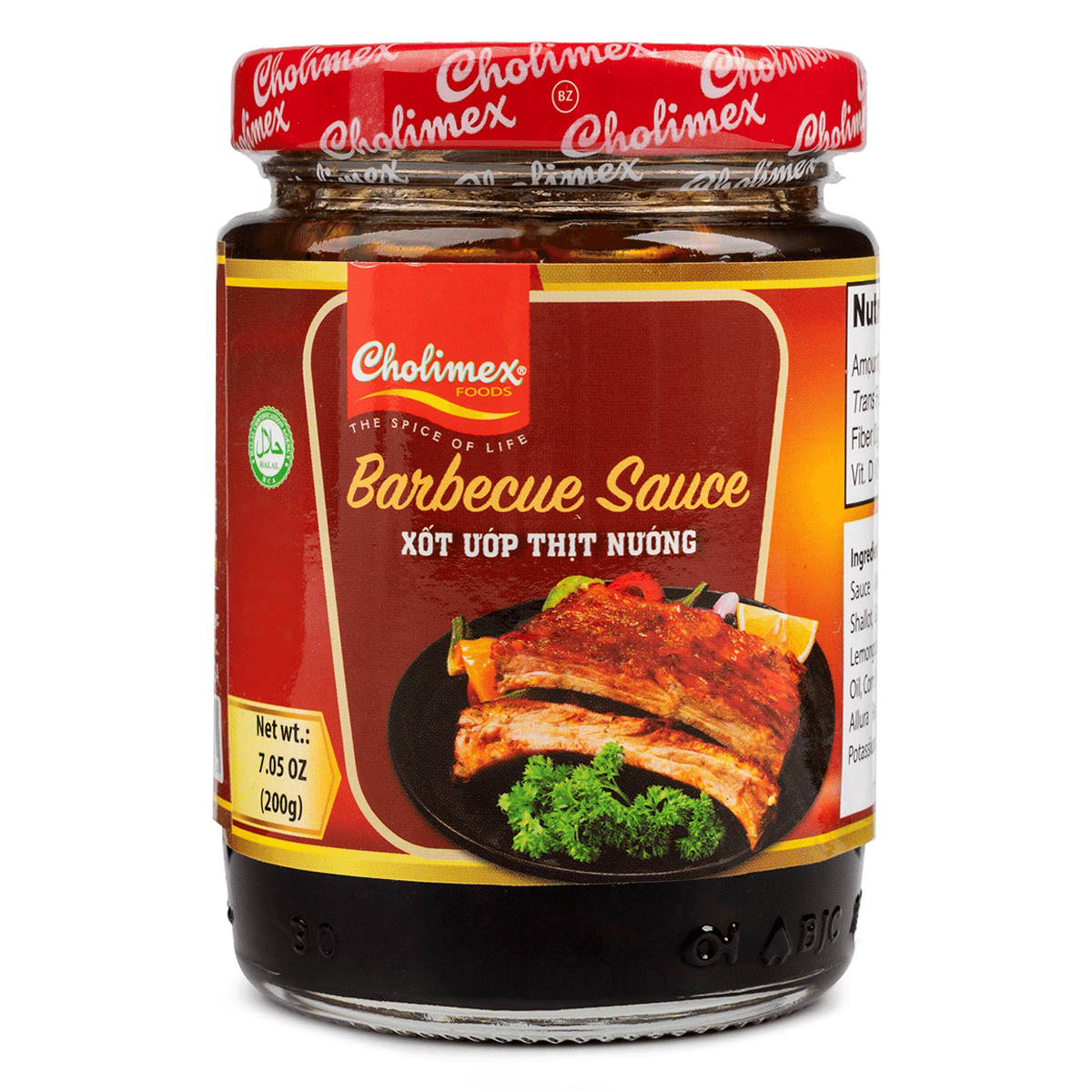Sốt Ướp Thịt Nướng BBQ Cholimex 7.05 oz