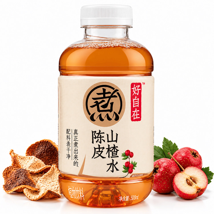 CHI FOREST Sun-dried Mandarin Orange Peel & Hawthorn Drink 500 ml (min