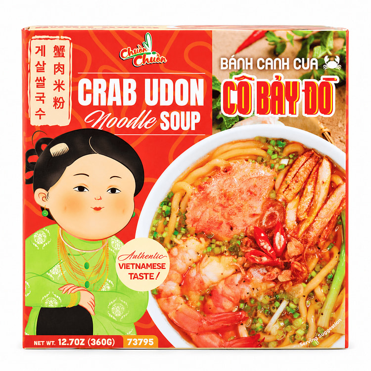 Bánh Canh Cua Dragonfly, Đông Lạnh 360 g