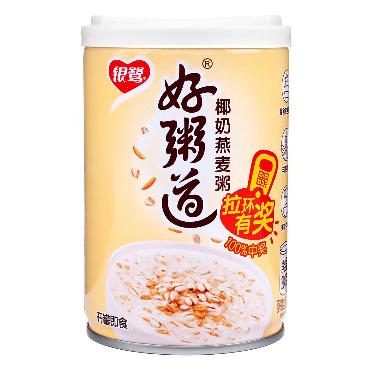 银鹭 好粥道 椰奶燕麦粥 280 克