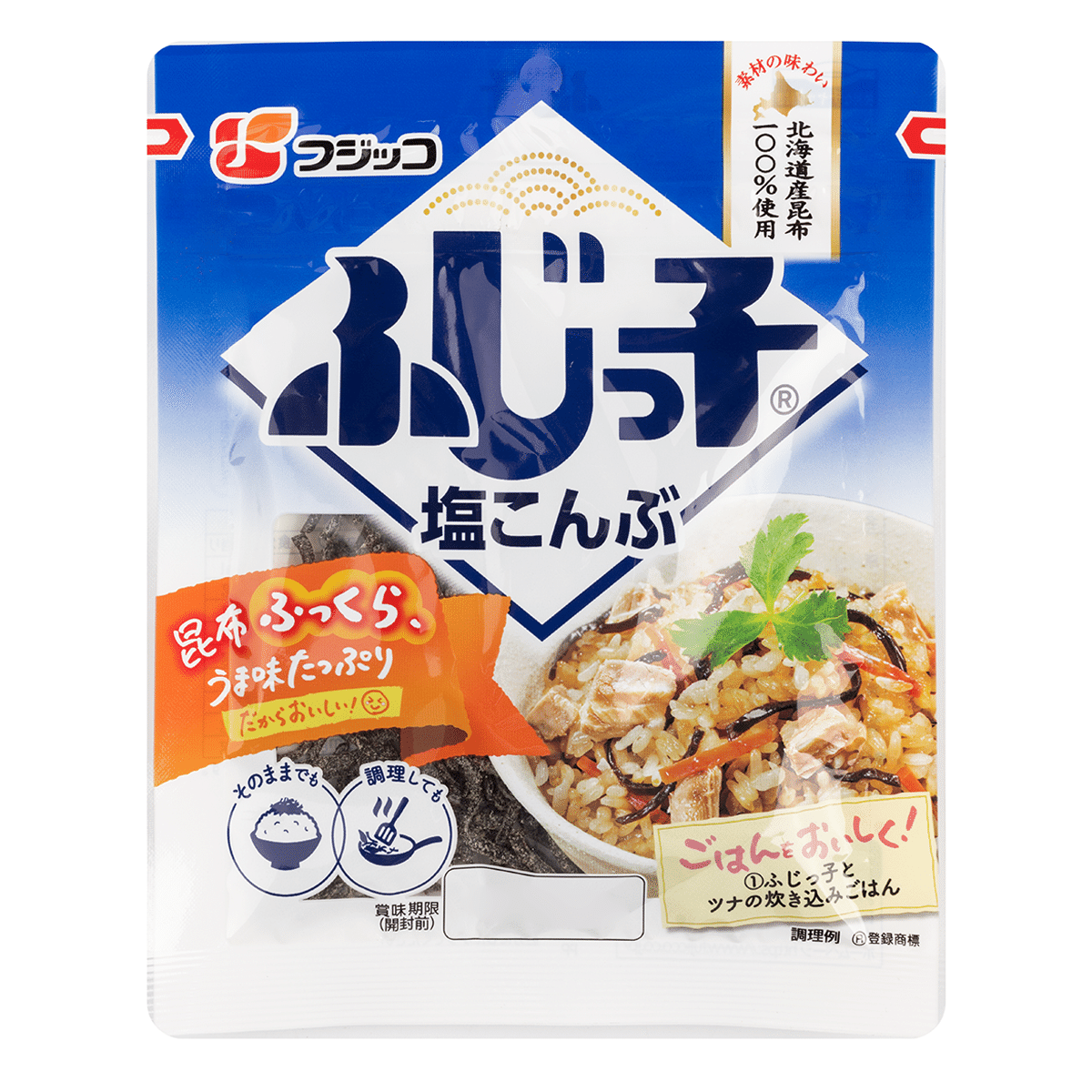 Fujikko Shio Konbu Seasoned Kelp 28 克