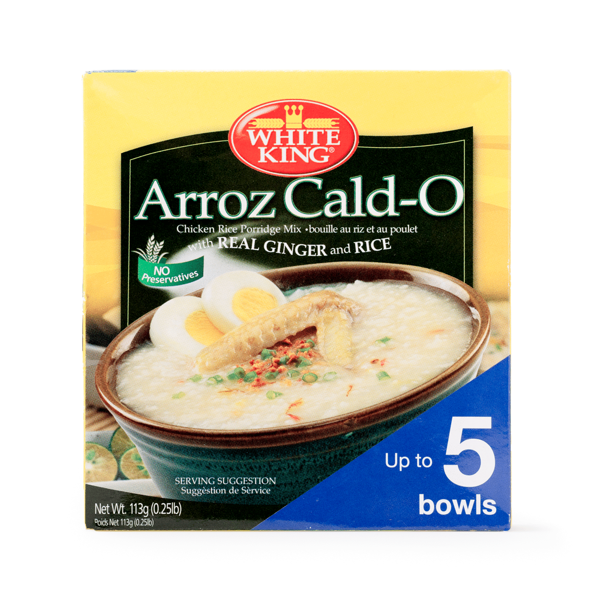 White King アロス・カルド 鶏肉と米の粥 113 グラム