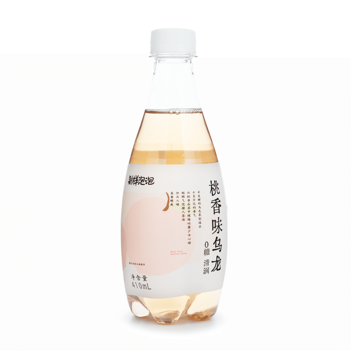 Bieyangpaopao Peach Oolong Sparkling Tea 410 ml