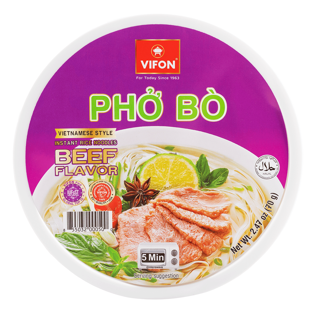 Phở Bò Ăn Liền Vifon 2.4 oz