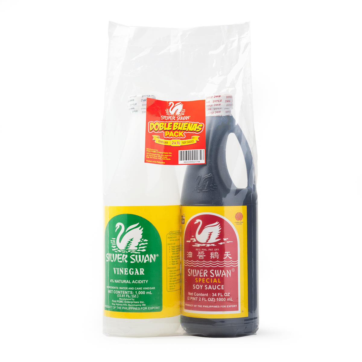 Silver Swan醤油&酢 お得セット 1000 ml(ミリリットル)*6 パック