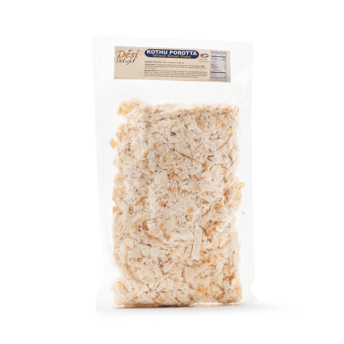 Daily Delight Desi Delight Kothu Porotta (Wheat Bread Flake) 2 파운드