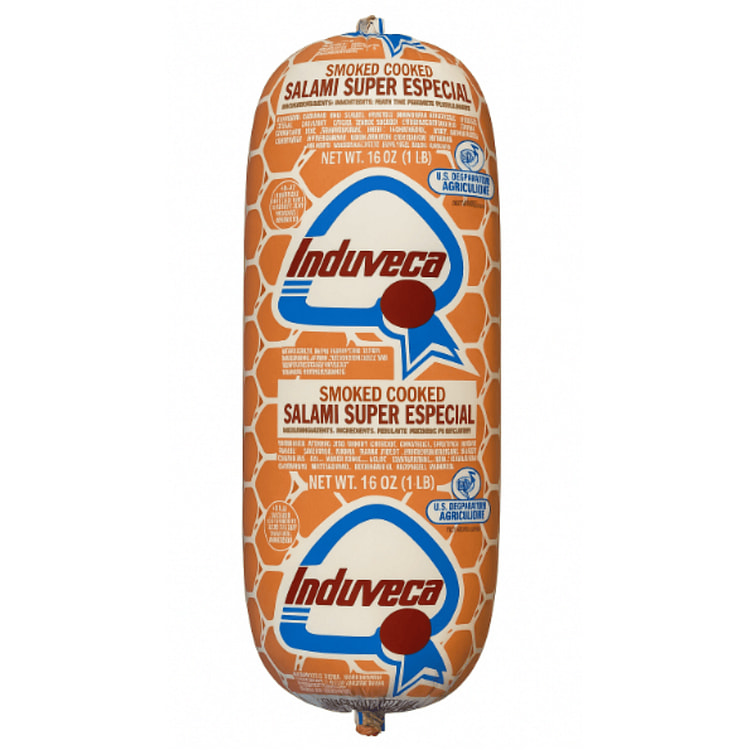 Induveca Smoked Cooked Salami 16 oz