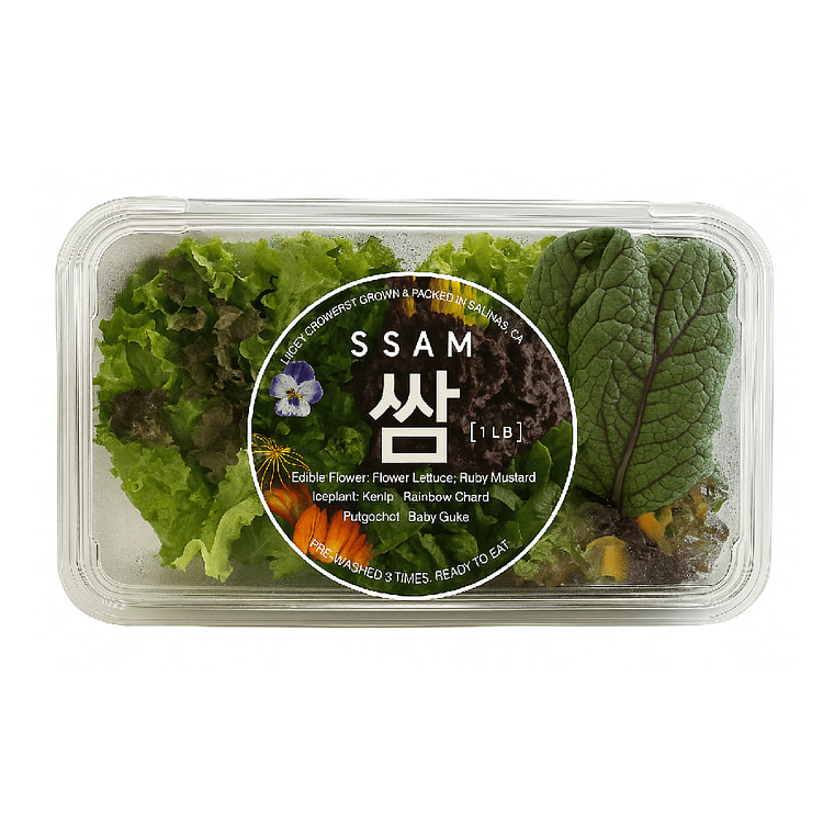 韩式生菜包蔬菜混合 1 个