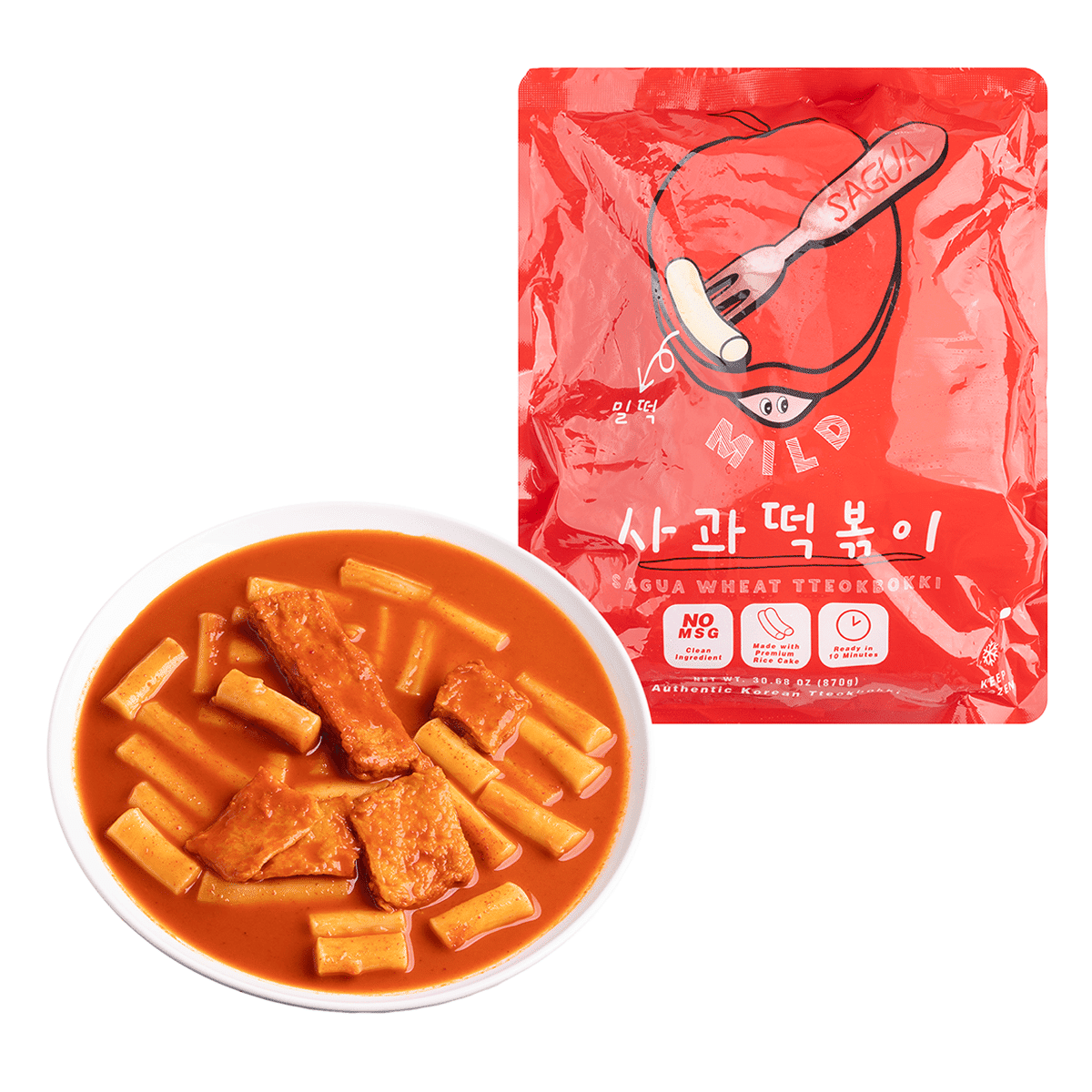 Sagua 小麦年糕条(微辣) 870 克