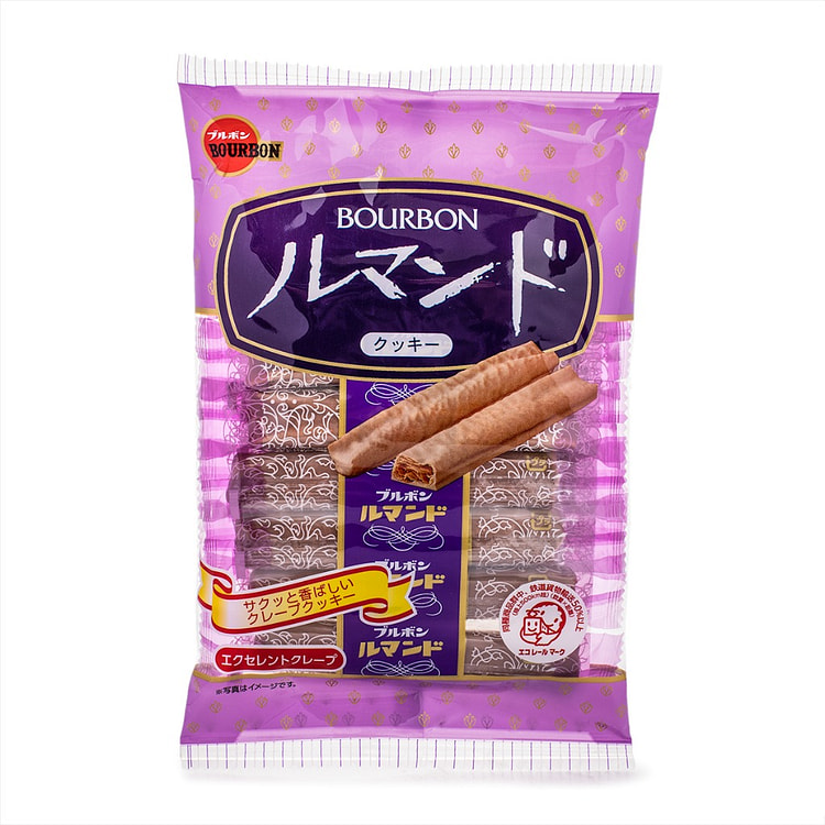Bourbon波路梦 萝曼捲 可可奶油千层酥脆卷 88 克