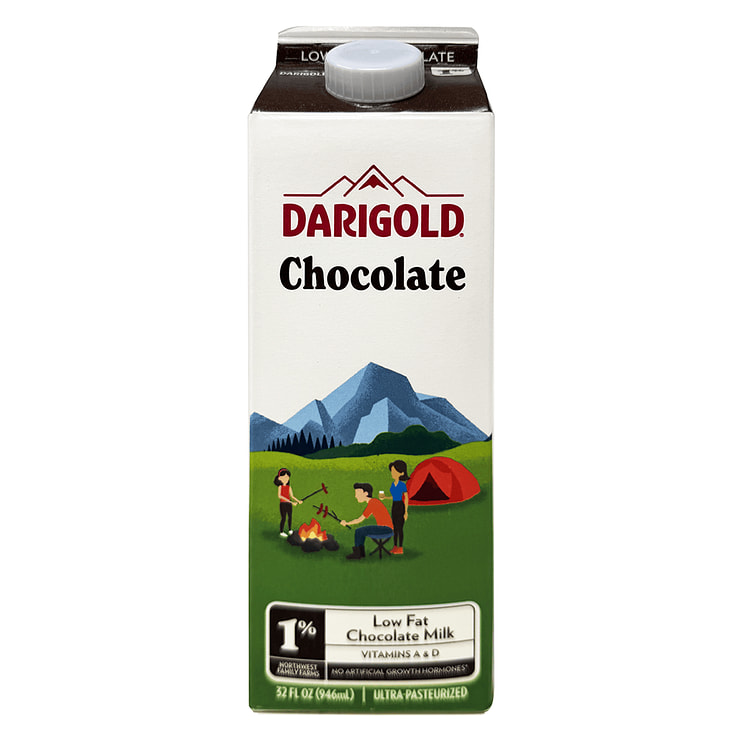 Darigold 低脂巧克力牛奶 32 盎司