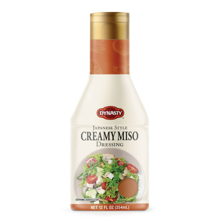 Dynasty Japanese Style Creamy Miso Dressing 12 bottle
