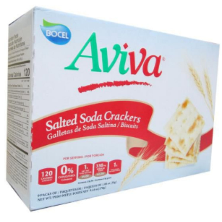Aviva Salted Soda Crackers 9.54 oz