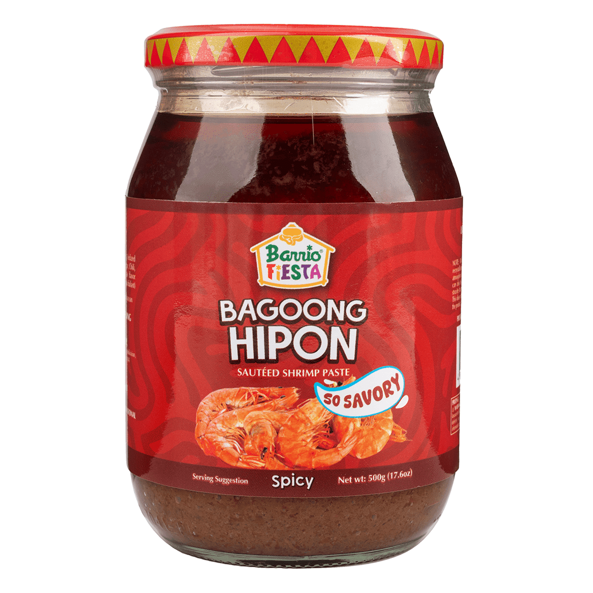 Barrio Fiesta Bagoong Hipon Spicy 500 g