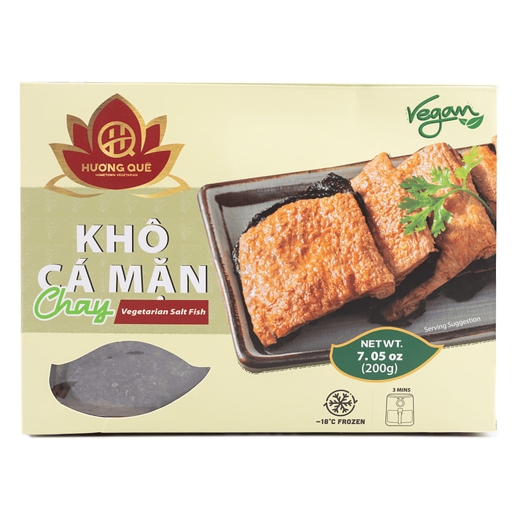 Huong Que Vegetarian Salt Fish, Frozen 200 g
