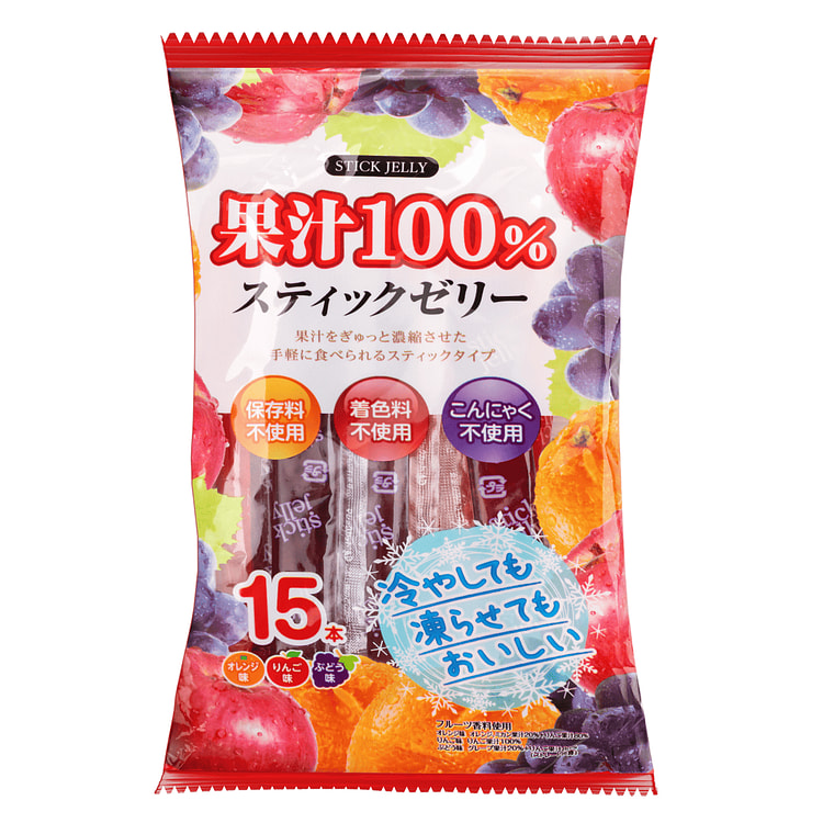 Ribon Fruit Juice Jelly Sticks 245 g