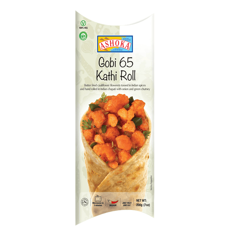 Ashoka Kathi Roll - Gobi-65 200gm 200 g