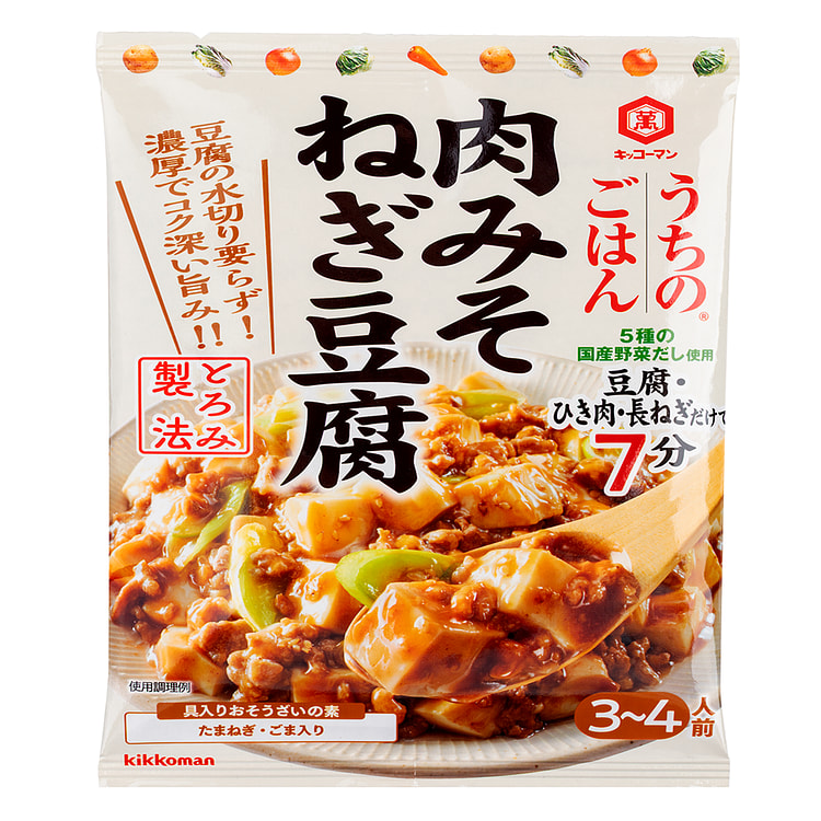 Kikkoman Uchino Seasoning ScallionTofu&Miso 80 克