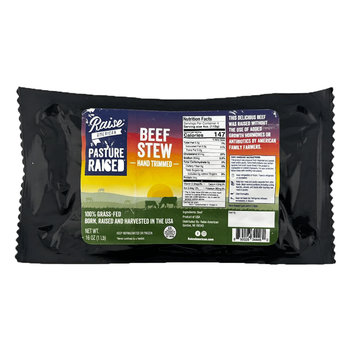 Carne de panela para cozido (Animal de Pasto) 1 lb