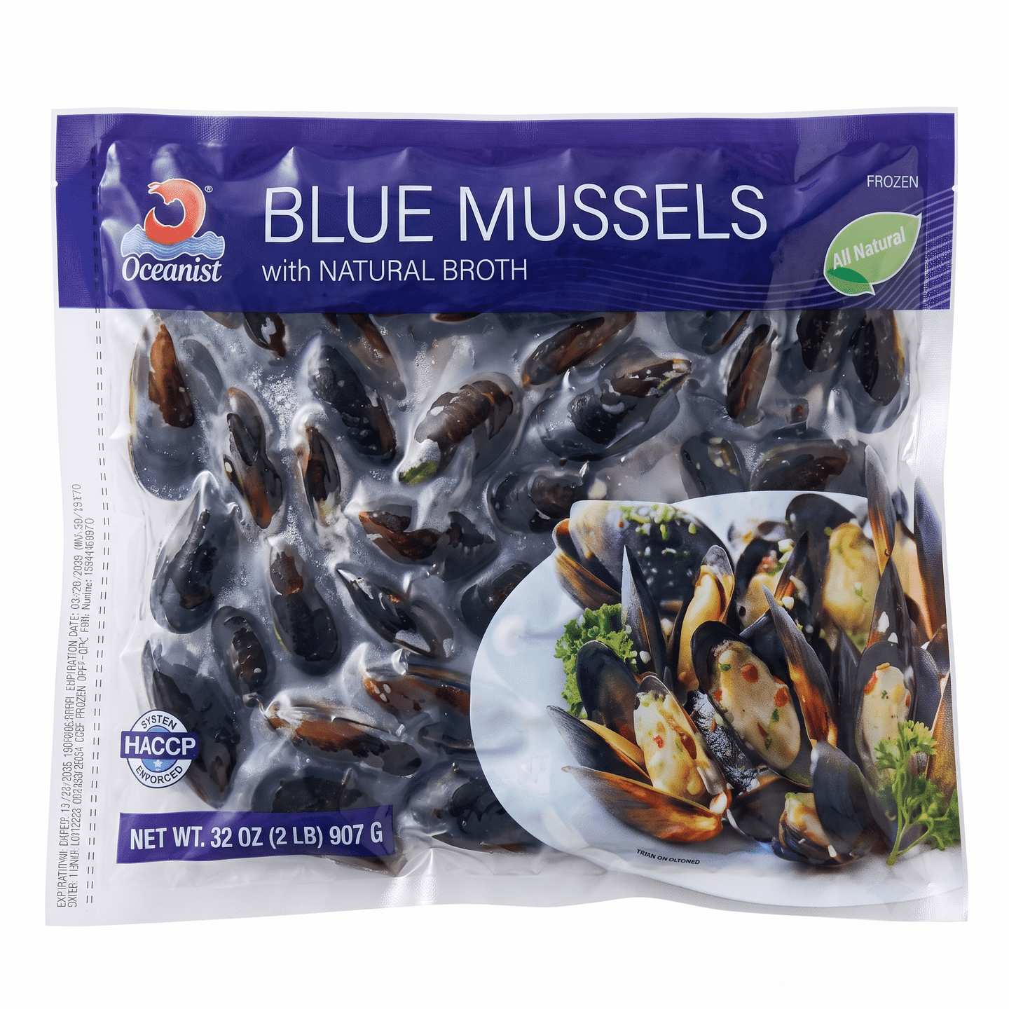 Blue Mussels 2 lb