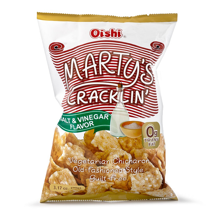 Oishi 塩酸味　揚げ豚皮 90 グラム