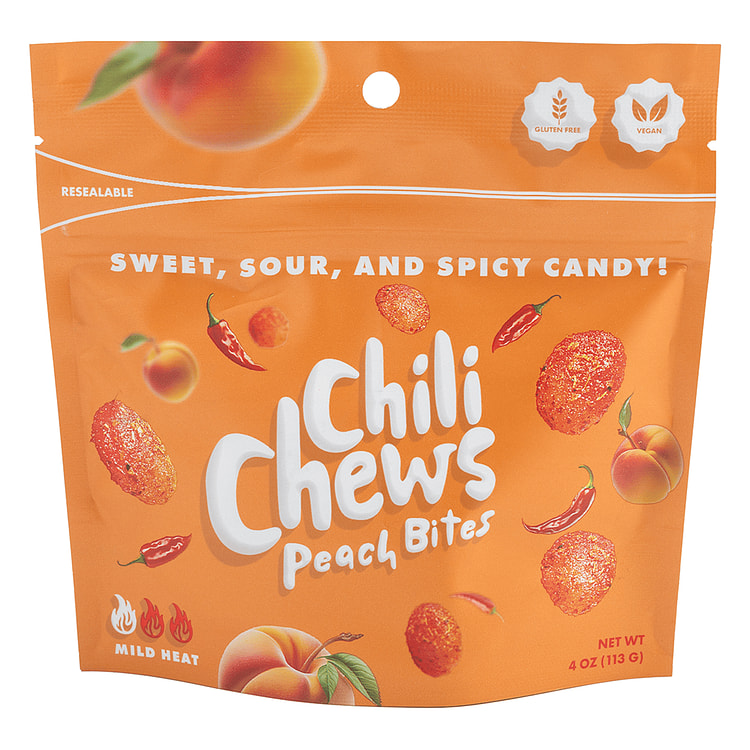 Chili Chews Peach Bites 4 盎司