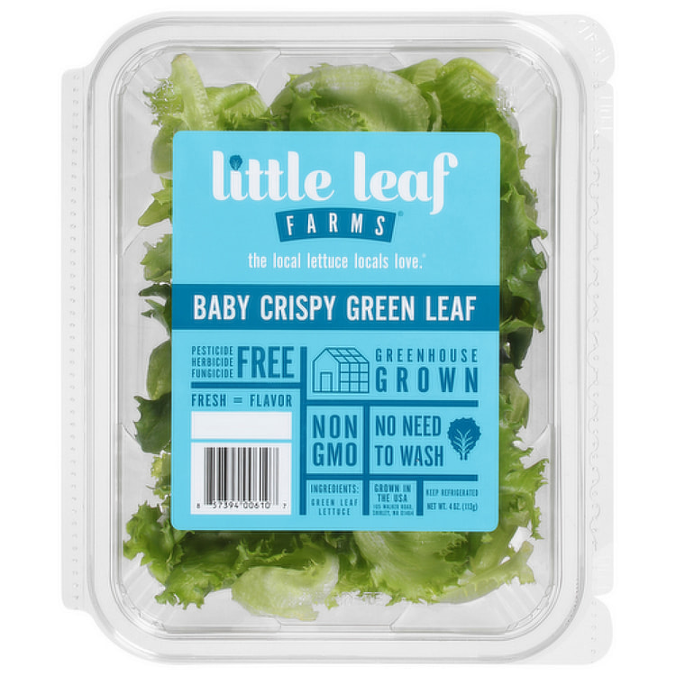 Lechuga de Hojas Verdes Crujiente 4 oz