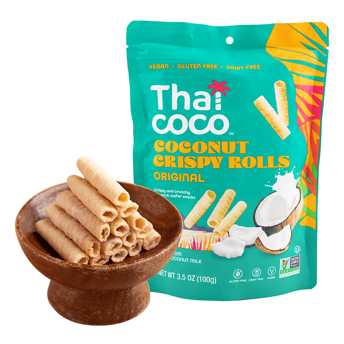 COCONUT CRISPY ROLLS ORIGINAL 100 g