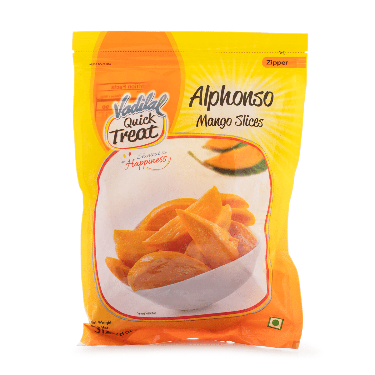 Rodajas de Mango Alphonso Congeladas Vadilal 11 onza(s)