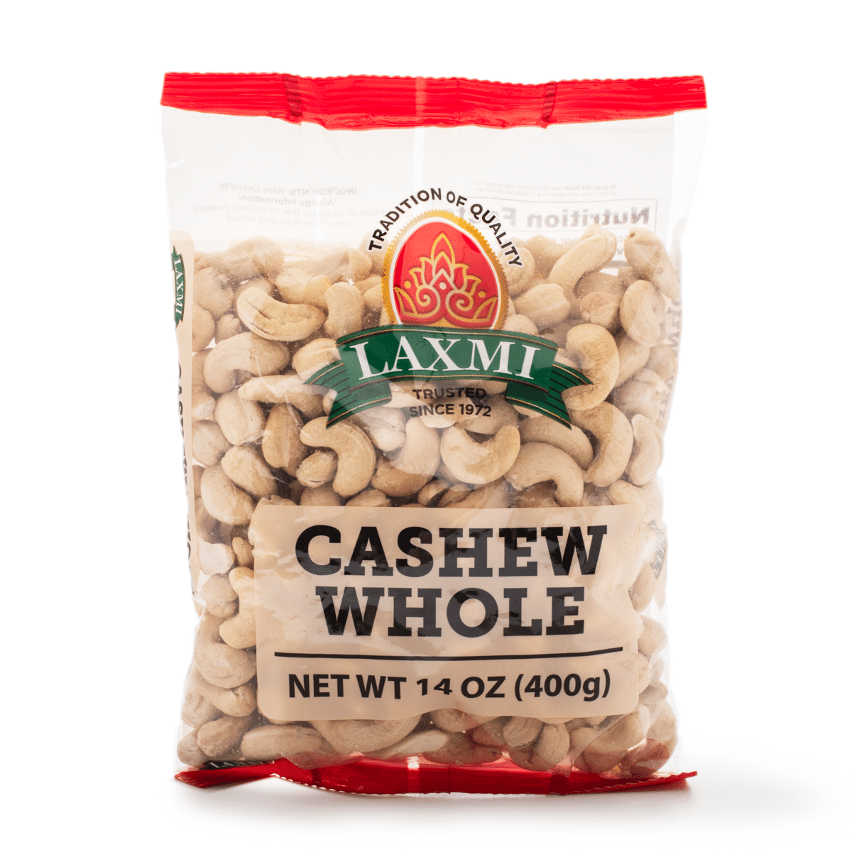 Laxmi Whole Cashew 400 g*20 pack