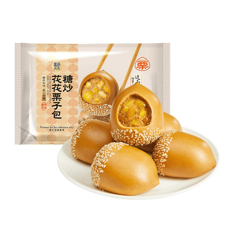 盒马 糖炒花花栗子包 6个 300 克