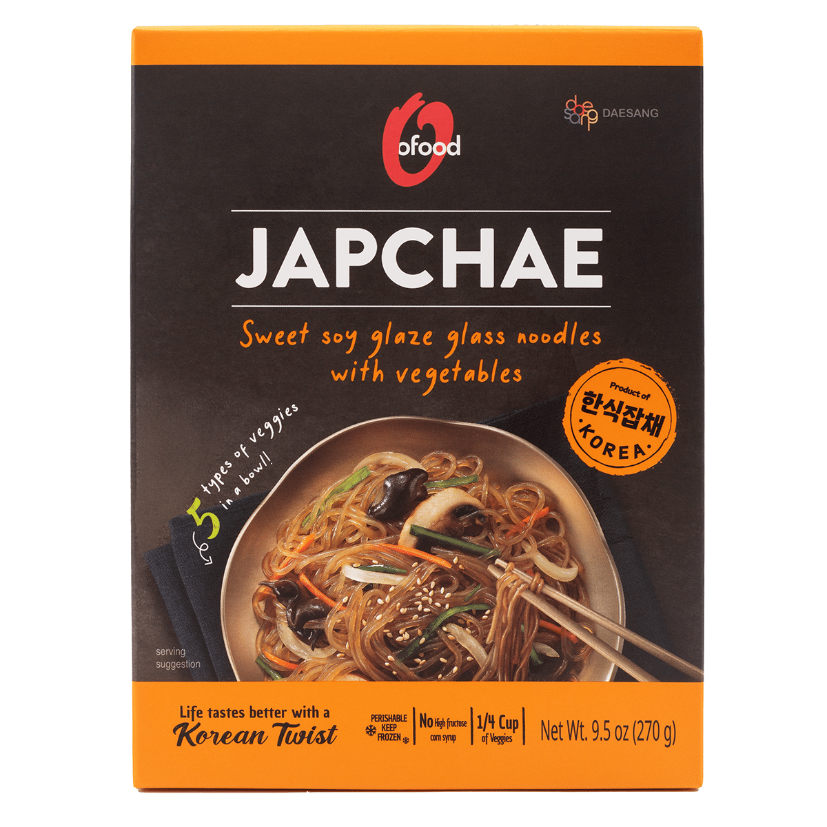 오푸드 냉동 한식잡채 270 그램