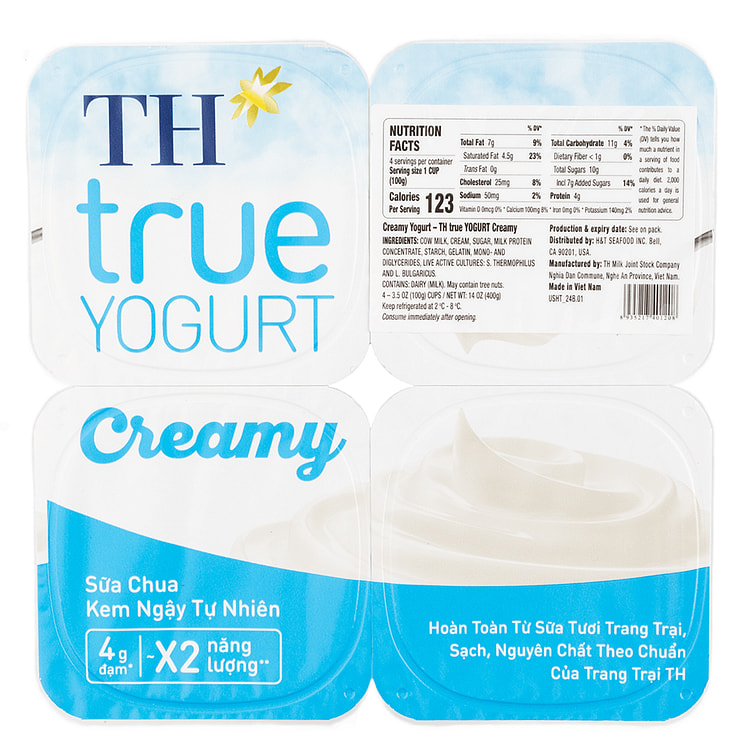 TH True Yogurt Creamy, Air Shipped 400 g