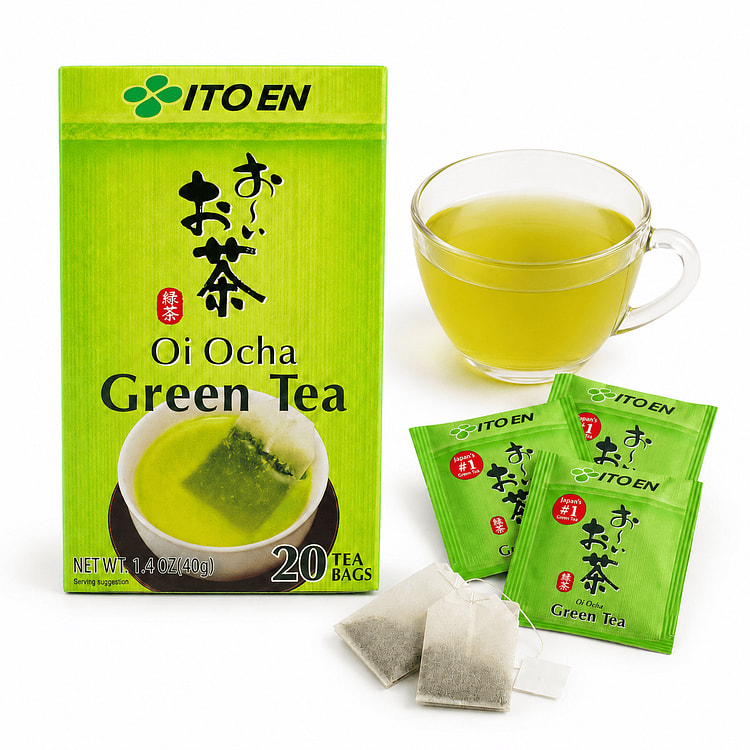 伊藤园 绿茶茶包 0.07 盎司*20 包