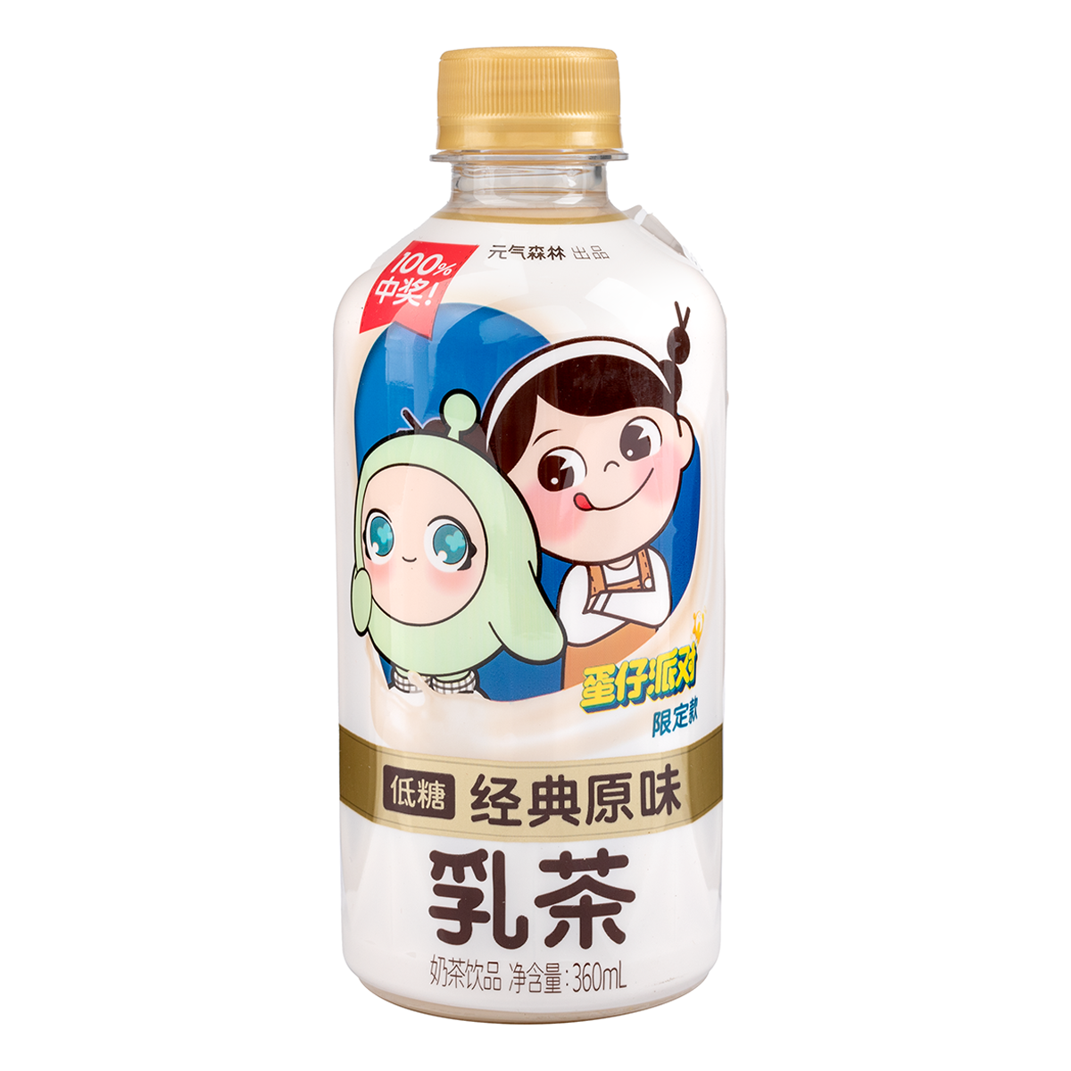 Get Genki Forest Milk Tea, Original Flavor Less Sugar 360 ml
