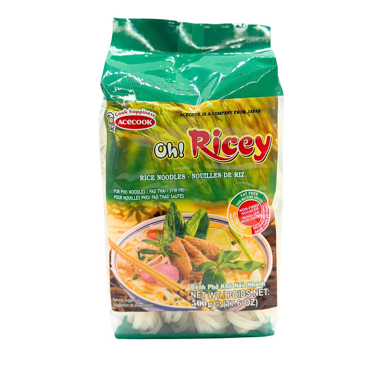 Acecook Oh Ricey! Pho Rice Noodles 17.63 盎司