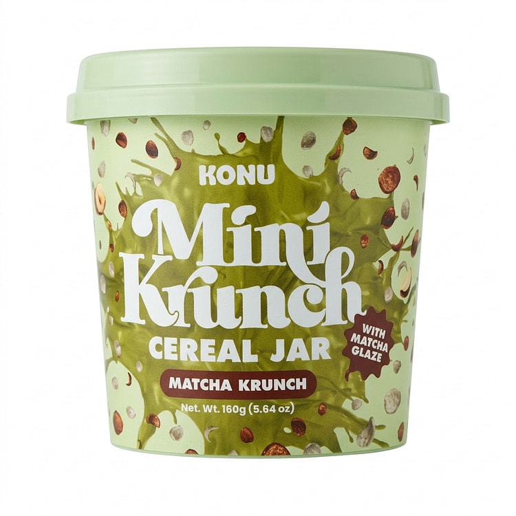 Konu Mini Krunch Matcha Cereal Jar 160 g