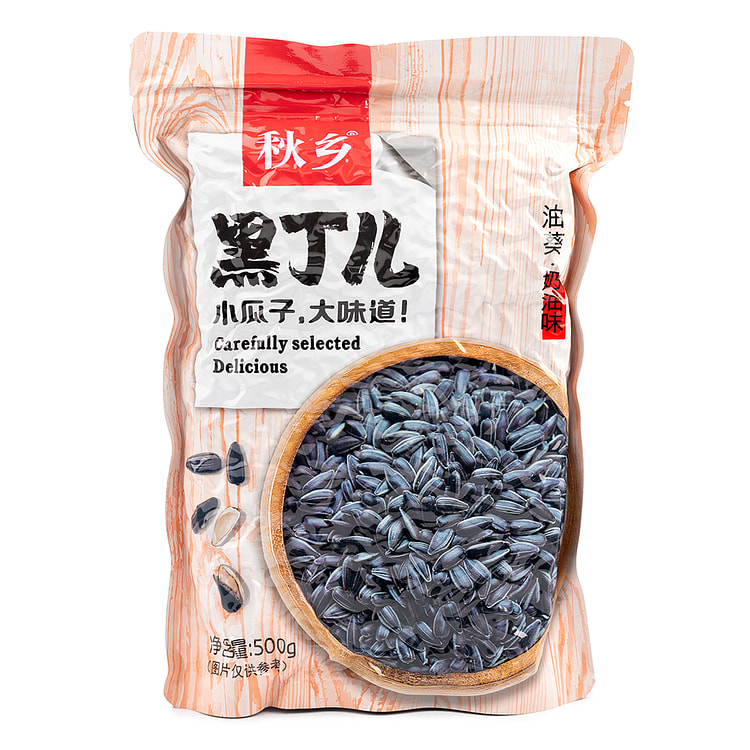秋乡黑丁儿小瓜子 奶油味 大包装 500 克