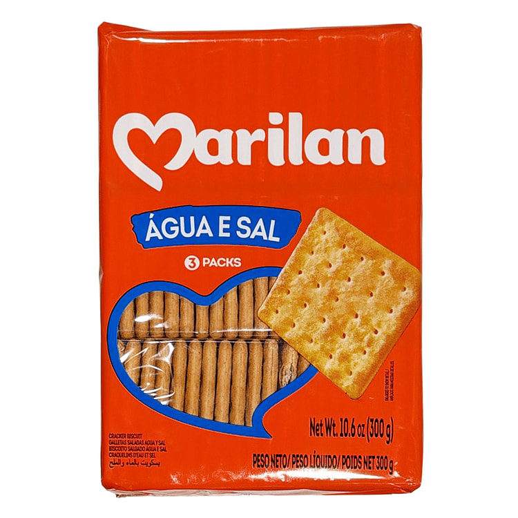 Bolacha Agua e Sal Crackers Marilan 300 g