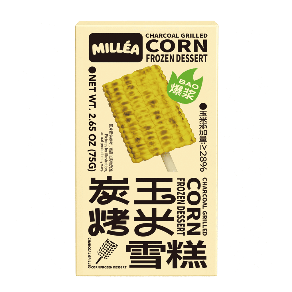 MILLEA Charcoal Grilled Corn Frozen Dessert 75 g