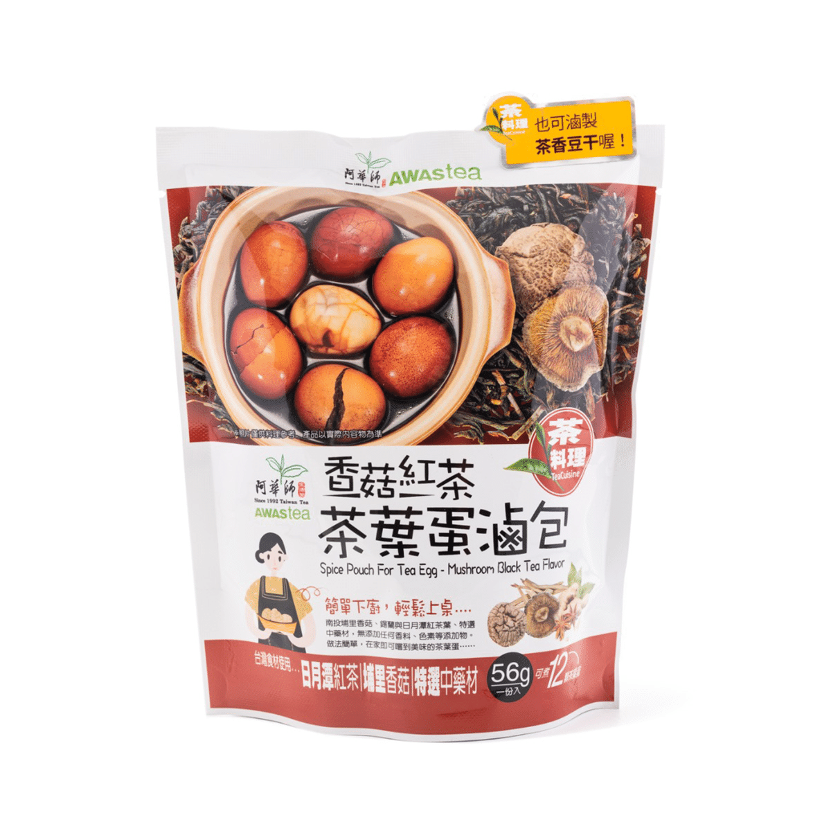 阿华师 日月潭红茶香菇茶叶蛋卤包 56 克