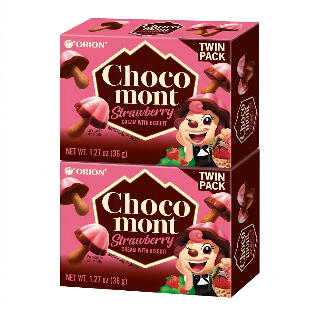 Orion Strawberry Chocomont 36 g*2 pack