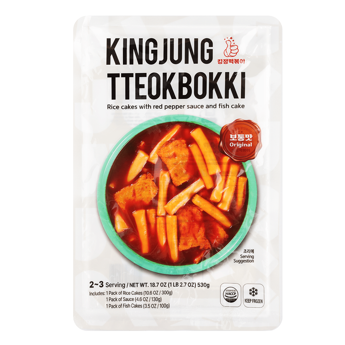 King Jung ต๊อกบกกี (ต้นตำรับ) 530 กรัม