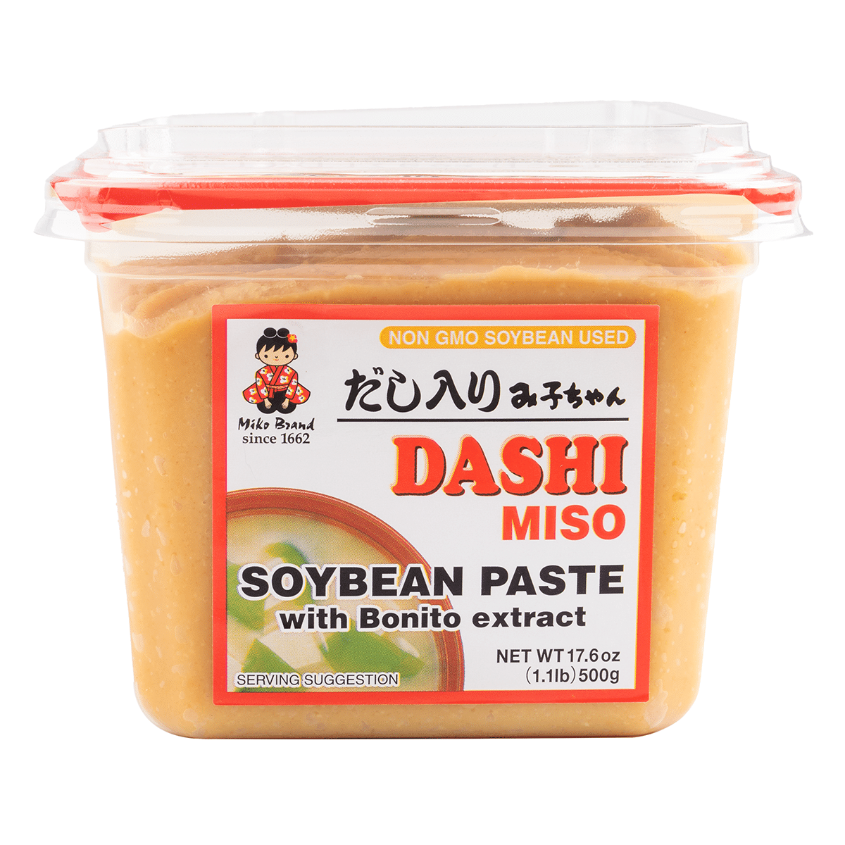 Miko Brand Dashi 미소 된장 (가다랑어 추출물) 500 그램