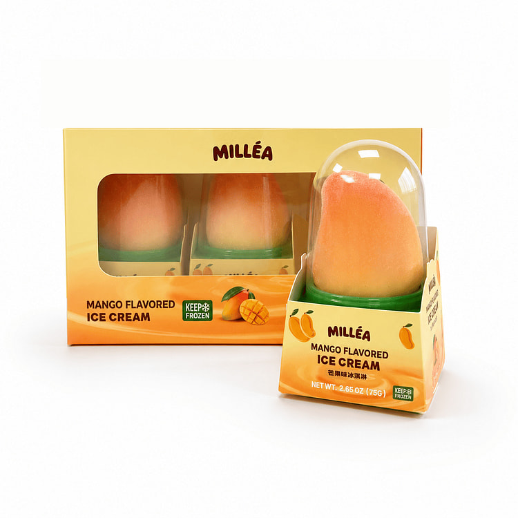 Millea Mango Flavored Ice cream 3PC 225 g