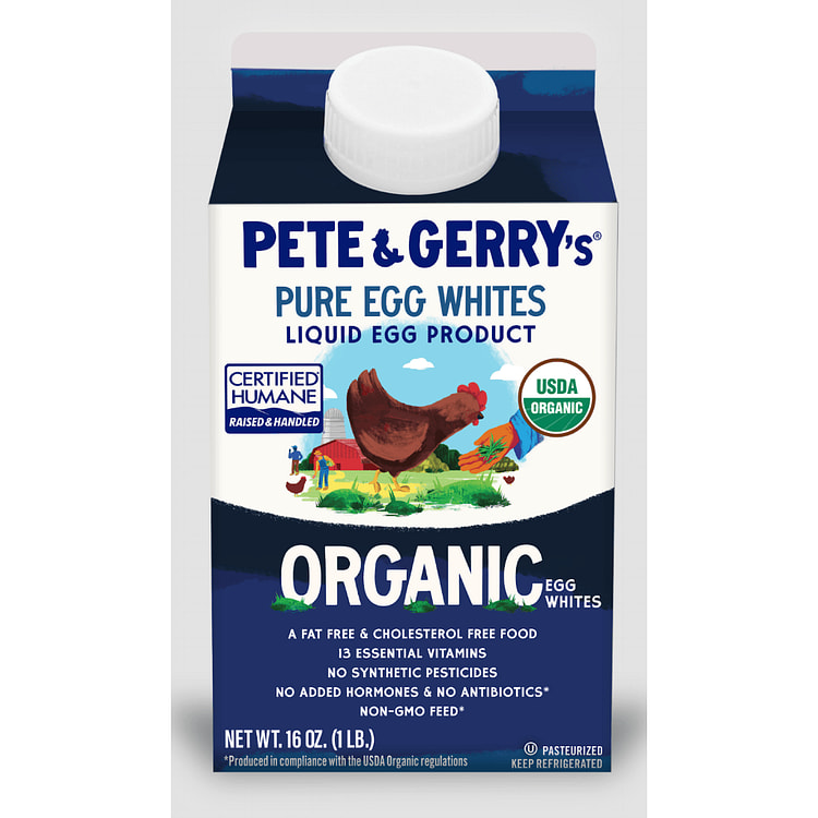 Pete and Gerry's Organic Liquid Egg Whites 16 oz